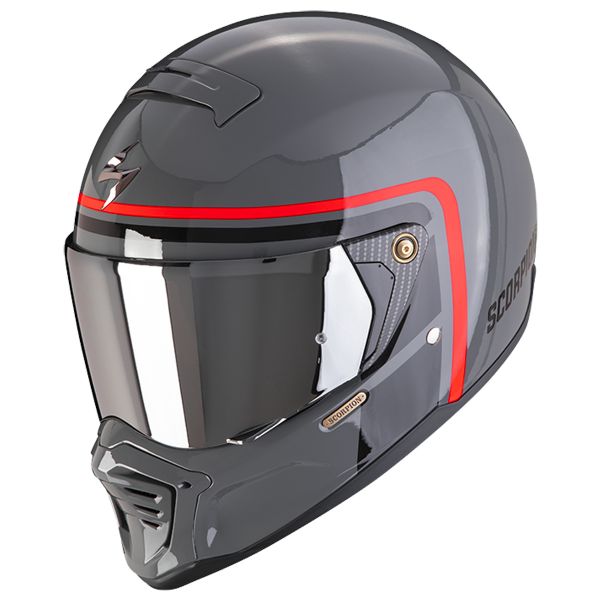 Full Face Scorpion EXO-HX1 Nostalgia Grey Cement Black Red