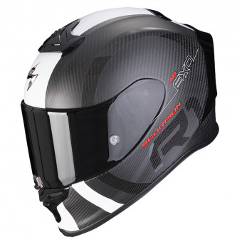 Full Face Scorpion Exo R1 Carbon Air MG Matt Black White