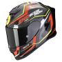 Casque Full Face Scorpion Exo R1 Evo Air Coup Black Red Yellow Fluo