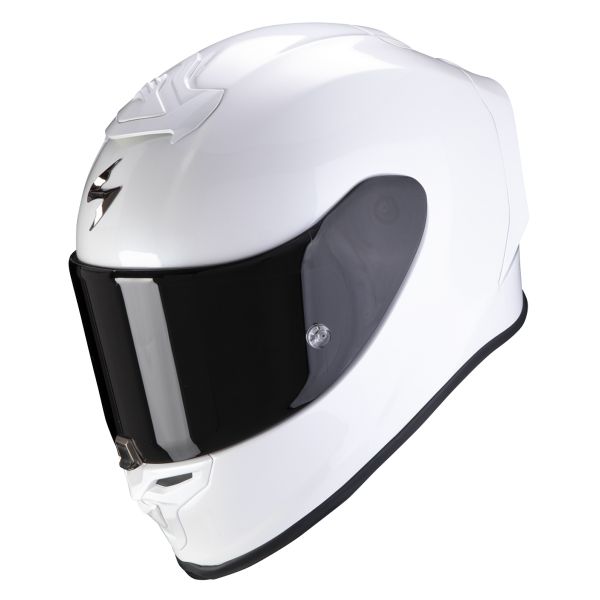 Scorpion Exo R1 Evo Air Solid Pearl White + Intercom Sena SMH5
