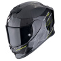 Casque Full Face Scorpion Exo R1 Evo Carbon Air Cynergy Black Yellow Fluo
