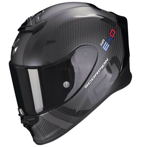 Full Face Scorpion Exo R1 Evo Carbon Air MG Matt Black Dark Silver