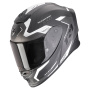 Casque Full Face Scorpion Exo R1 Evo Carbon Air Propel Matt Black Silver
