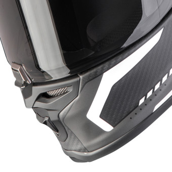 Scorpion Exo R1 Evo Carbon Air Propel Matt Black Silver