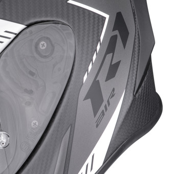 Scorpion Exo R1 Evo Carbon Air Propel Matt Black Silver