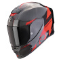 Casque Full Face Scorpion Exo R1 Evo Carbon Air Rally Black Red