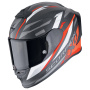 Casque Full Face Scorpion Exo R1 Evo Carbon Air Runner Matt Black Red