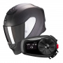 Casque Full Face Scorpion Exo R1 Evo Carbon Air Solid Matt Black + Intercom Sena 5S