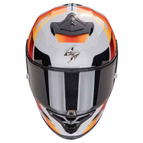 Scorpion Exo R1 Evo II Air Adrenaline Grey Red Orange