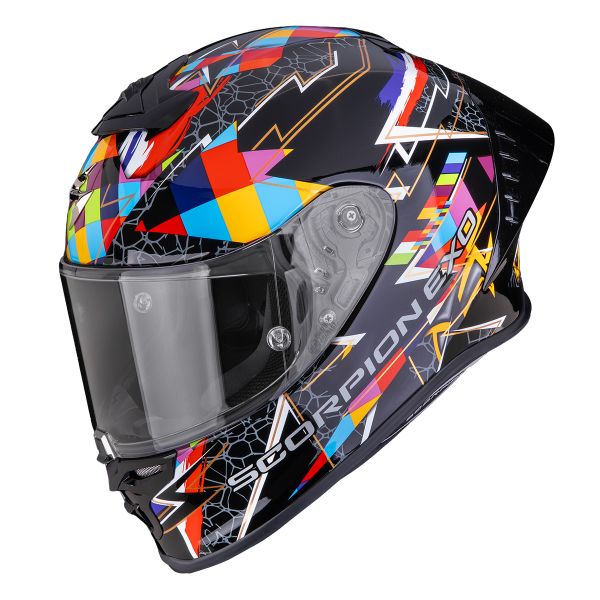 Full Face Scorpion Exo R1 Evo II Air Pouls Black Multi