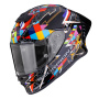 Casque Full Face Scorpion Exo R1 Evo II Air Pouls Black Multi