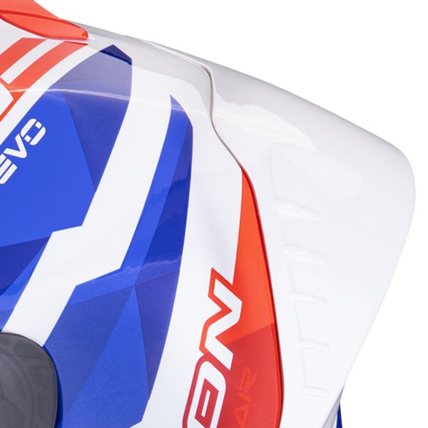 Scorpion EXO R1 Evo II Air Valere White Red Blue