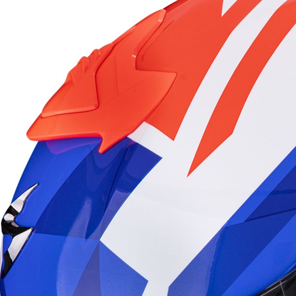 Scorpion EXO R1 Evo II Air Valere White Red Blue