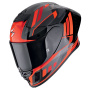 Casque Full Face Scorpion Exo R1 Evo II Air Vital Black Silver Red