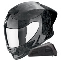 Pack Exo R1 Evo II Carbon Air Onyx Black + Kit bluetooth Exo-Com Link-1