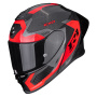 Casque Full Face Scorpion Exo R1 Evo II Carbon Air Propel Black Red