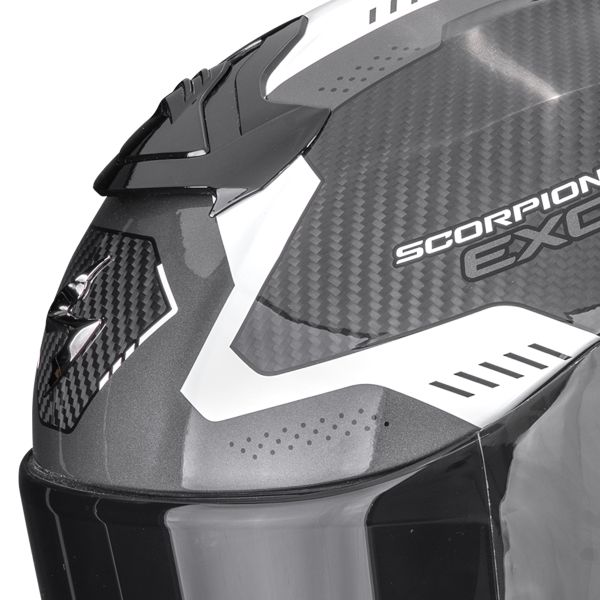 Scorpion Exo R1 Evo II Carbon Air Propel Black White