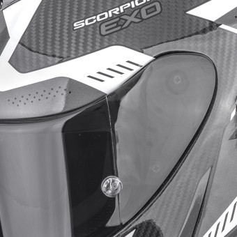 Scorpion Exo R1 Evo II Carbon Air Propel Black White