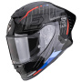 Casque Full Face Scorpion Exo R1 Evo II Carbon Air Surge Black Blue Red