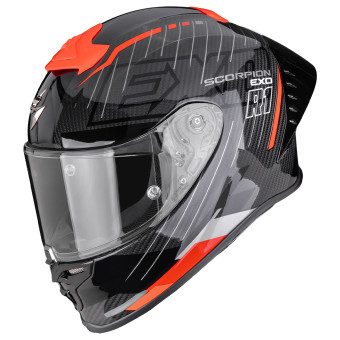 Full Face Scorpion Exo R1 Evo II Carbon Air Surge Black Red