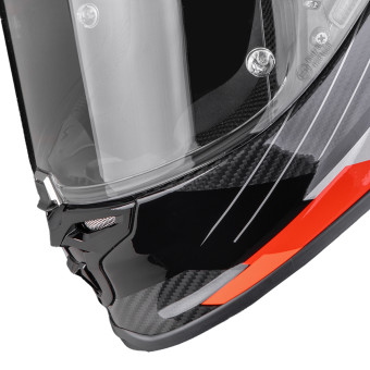 Scorpion Exo R1 Evo II Carbon Air Surge Black Red