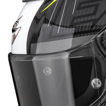 Scorpion Exo R1 Evo II Carbon Air Surge Black White Neon Yellow