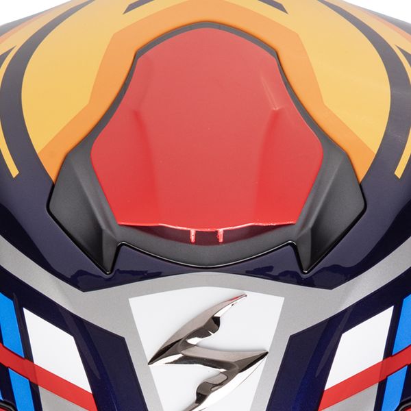 Scorpion Exo Race Air Kobba Blue Yellow Red