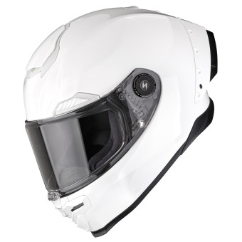 Full Face Scorpion Exo Race Air Solid White
