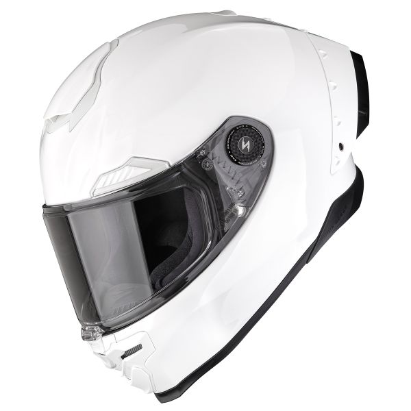 Full Face Scorpion Exo Race Air Solid White