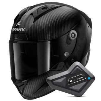 Casque Full Face Shark Aeron Full Carbon DAD + Kit Bluetooth BT Mini Casque Full Face Shark Aeron Full Carbon DAD + Kit Bluetooth BT Mini