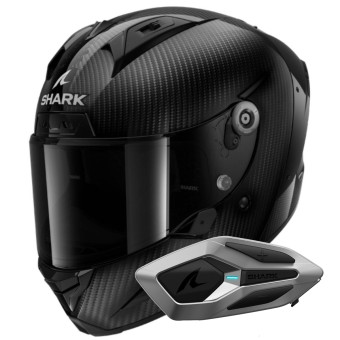 Casque Full Face Shark Aeron Full Carbon DAD + Kit Bluetooth Sena for Shark Mesh Solo Casque Full Face Shark Aeron Full Carbon DAD + Kit Bluetooth Sena for Shark Mesh Solo