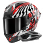 Casque Full Face Shark Aeron GP FIM 2 Racing Speed-Fancy Mat DWR + Kit Bluetooth Mesh Sena for