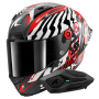 Casque Full Face Shark Aeron GP FIM 2 Racing Speed-Fancy Mat DWR + Kit Bluetooth Sena for Shark