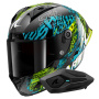 Casque Full Face Shark Aeron GP FIM 2 Racing Speed-Vib DBG + Kit Bluetooth Sena for Shark Solo