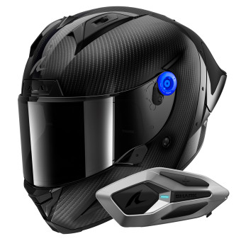 Casque Full Face Shark Aeron GP FIM Racing Full Carbon DKD + Kit Bluetooth Sena for Shark Mesh Casque Full Face Shark Aeron GP FIM Racing Full Carbon DKD + Kit Bluetooth Sena for Shark Mesh