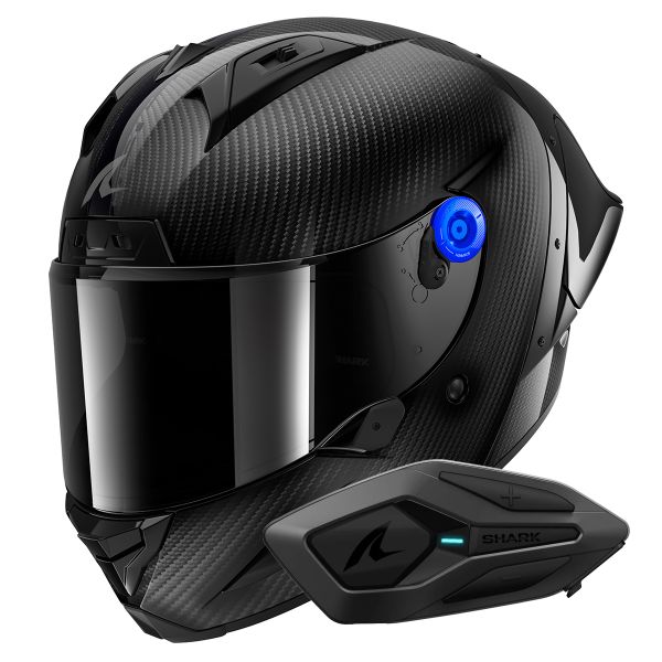 Full Face Shark Aeron GP FIM Racing Full Carbon DKD + Kit Bluetooth Sena for Shark Solo
