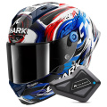 Pack Aeron GP FIM Racing Zarco Signature WKB + Kit Bluetooth BT Mini