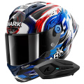 Pack Aeron GP FIM Racing Zarco Signature WKB + Kit Bluetooth Sena for Shark S