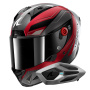 Casque Full Face Shark Aeron Mekarium DRS + Kit Bluetooth Sena for Shark Mesh