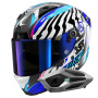 Casque Full Face Shark Aeron Speed-Fancy DWB + Kit Bluetooth Sena for Shark Mesh