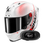 Casque Full Face Shark Aeron Speed-Tech DWR + Kit bluetooth 5R Lite Solo