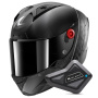 Casque Full Face Shark Aeron Speed-Tech Mat DAK + Kit Bluetooth BT Mini