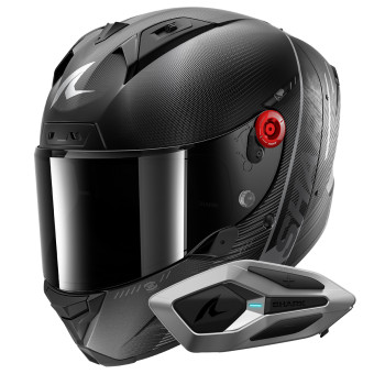 Casque Full Face Shark Aeron Speed-Tech Mat DAK + Kit Bluetooth Sena for Shark Mesh Casque Full Face Shark Aeron Speed-Tech Mat DAK + Kit Bluetooth Sena for Shark Mesh
