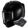 Casque Full Face Shark D-Skwal 3 Blank BLK + Kit Bluetooth BT Mini