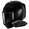 Pack D-Skwal 3 Blank BLK + Kit Bluetooth Sena for Shark Solo