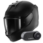 Casque Full Face Shark D-Skwal 3 Blank Mat KMA + Kit Bluetooth Lokui K30
