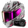 Casque Full Face Shark D-Skwal 3 Blast-R Mat SVK + Kit Bluetooth 5S Solo