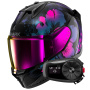 Casque Full Face Shark D-Skwal 3 Mayfer KVX + Kit Bluetooth 5S Solo