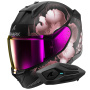 Casque Full Face Shark D-Skwal 3 Mayfer Mat KVQ + Kit Bluetooth Sena for Shark Solo