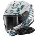 Pack D-Skwal 3 Reptaia WXW + Kit Bluetooth Sena for Shark Solo